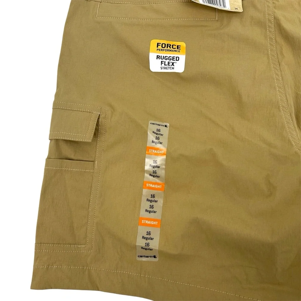 Carhartt 103606 - Women's Straight-Fit Force Madden Cargo Short Size 16 - Picture 9 of 10